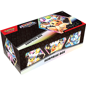 Caja Sorpresa Pokemon Escarlata y Púrpura Evoluciones Prismáticas (Inglés) para Merchandising en GAME.es