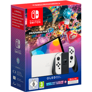 Nintendo Switch OLED Blanca + Mario Kart + 12 Meses Nintendo Online para Nintendo Switch en GAME.es