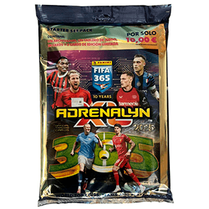 Megapack de cartas FIFA 365 Adrenalyn 2024-2025