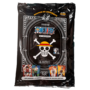 Megapack de cartas One Piece 25 aniversario (Archivador + 4 sobres + 10 cartas edicion limitada)