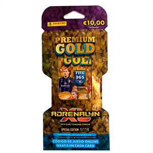 Blister sobre Premium Oro FIFA 365 Adrenalyn 2024-2025