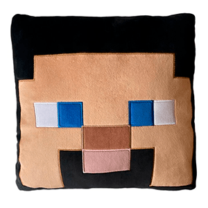 Cojín Minecraft: Steve Bordado 40 x 40 cm