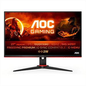 AOC 27G2SPAE/BK 27´´ - IPS FHD 165Hz - Altavoces - Monitor Gaming