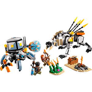 LEGO Horizon Aloy y Varl vs. Cangrejo y Dientes Serrados 77037