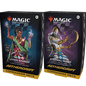 Mazo Commander Deck Magic the Gathering Aetherdrift (ingles)