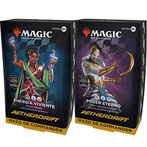 Mazo Commander Deck Magic the Gathering Aetherdrift (Castellano) para Merchandising en GAME.es