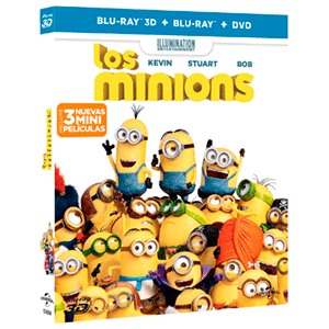 Minions BD 3D + 2D + DVD