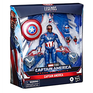 Figura Marvel Legends Capitan America Brave New World de 15 cm
