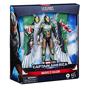 Figura Marvel Legends Capitan America Brave New World Falcon de 15 cm
