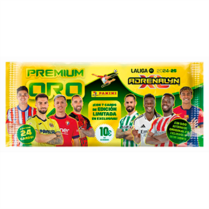 Sobres de cartas Premium Oro Adrenalyn La Liga 2024/2025 Sobres de cartas Premium Oro Adrenalyn La Liga 2024/2025