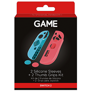 GAME GM-34230 Set de 2 Fundas de Silicona + 2 Grips para Joy-Con Switch2 para Nintendo Switch 2 en GAME.es