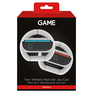 GAME GM-34261 Pack de 2 Volantes blancos para Joy-Con Switch2 para Nintendo Switch 2 en GAME.es