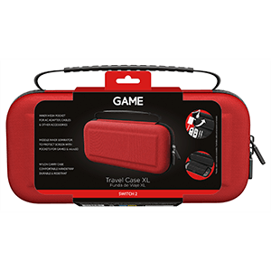 GAME GM-34278 Bolsa de transporte Roja para Switch2 para Nintendo Switch 2 en GAME.es
