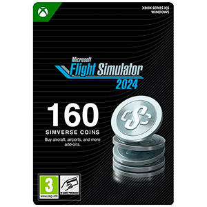 Microsoft Flight Simulator 2024 - 160 Simverse Coins Xbox Series X|S and Win 10