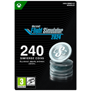 Microsoft Flight Simulator 2024 - 240 Simverse Coins Xbox Series X|S and Win 10 para Prepagos en GAME.es