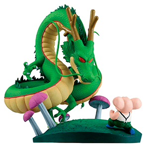 Figura Ichibansho Dragon Ball Dragon History II  Oolong y Shenron de 14 cm