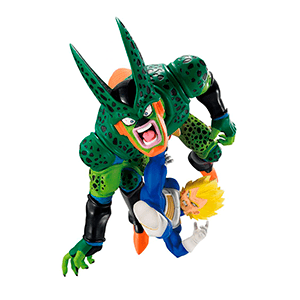 Figura Ichibansho Dragon Ball Dragon History II Vegeta vs Cell de 17 cm