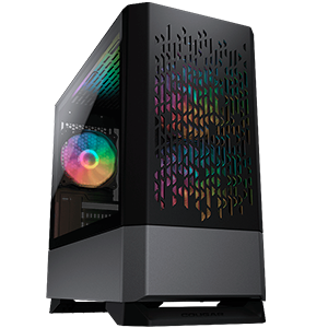 Cougar MG140 Air RGB Black Cristal Minitorre - Caja Ordenador