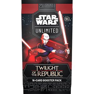 Sobre de cartas Star Wars Unlimited: Twilight of the Republic Booster Pack (Inglés) en GAME.es