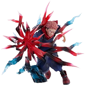 Figura Jujutsu Kaisen Luminasta Yuji Itadori Black Flash de 16 cm