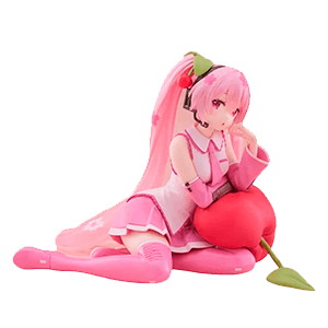 Figura Hatsune Miku Sakura Miku Cherry Cushion version de 13 cm
