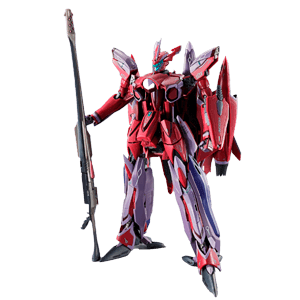 Figura Macross Frontier DX Chogokin VF-27 Super Lucifer Valkyrie Brera Sterne Machihe Revival version de 25 cm