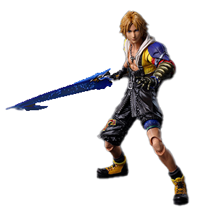 Estatua Play Arts Kai Final Fantasy X: Tidus