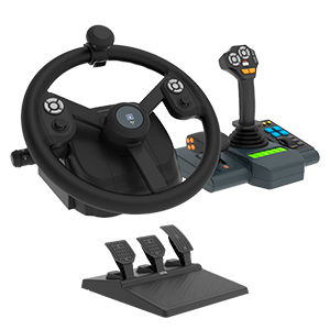 Volante + Joystick Hori Farming Control System