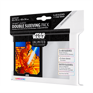 SW: Unlimited Art Sleeves Double Luke Skywalker