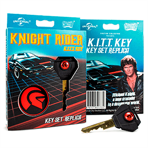 LLAVE DE KITT CON LLAVERO REPLICA 14 CM EL COCHE FANTASTICO LLAVE DE KITT CON LLAVERO REPLICA 14 CM EL COCHE FANTASTICO