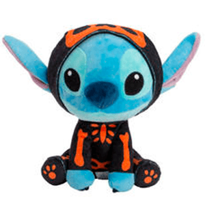 STITCH DISFRAZ ESQUELETO PELUCHE 25 CM DISNEY LILO & STITCH