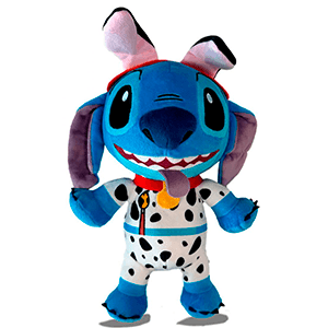 STITCH DISFRAZ DALMATA PELUCHE 25 CM DISNEY LILO & STITCH