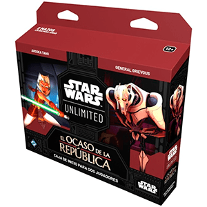 Pack de inicio  Star Wars Unlimited El ocaso de la República