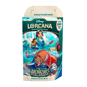 Disney Lorcana: Archazia´s Island Starter Deck B - Ruby and Sapphire (inglés)