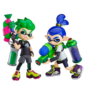 Pack de 2 figuras Splatoon Boy DX Edition Set de 10 cm para Merchandising en GAME.es
