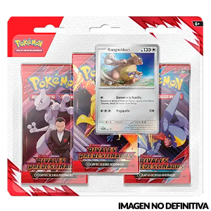 Pack de 3 Sobres de Refuerzo Pokemon Escarlata y Púrpura: Rivales Predestinados