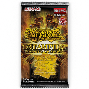 Cartas Yu-Gi-Oh! JCC: Estampida Cuarto de Siglo para Merchandising en GAME.es