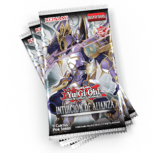 Pack de Cartas Yu-Gi-Oh! JCC Intuición de Alianza- 3 sobres