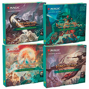 Caja (4) Holiday Scene Box Pack Magic the Gathering Lord of the Rings Draft Booster (ingles)