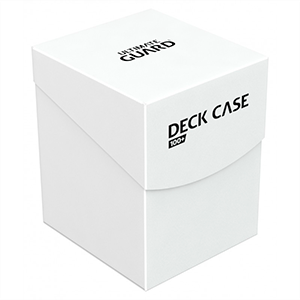Caja de almacenaje para 100 cartas Ultimate Guard Deck Case de color blanco