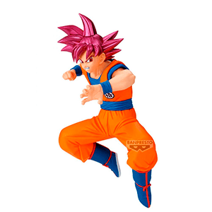 Figura Dragon Ball Super Match Makers Super Saiyan God Son Goku de 12 cm