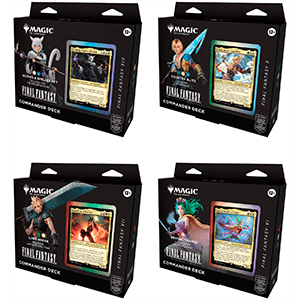 Caja de mazos Magic the Gathering Final Fantasy Commander Deck (display de  4 uds) (ingles)