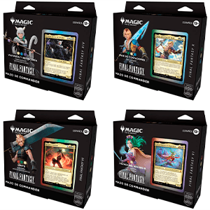 Caja de mazos Magic the Gathering Final Fantasy Commander Deck (display de  4 uds) (castellano)