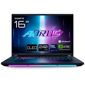 Gigabyte AORUS Master 16 U9-275HX - RTX 5090 - 32GB - 1TB SSD - 16´´ OLED 240Hz - W11 Pro - Ordenador Portatil Gaming