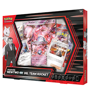 Caja EX Pokemon TCG: Mewtwo del Team Rocket