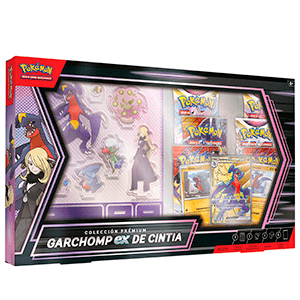 Caja Colección Premium EX Pokemon TCG: Garchomp de Cintia