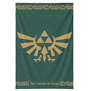 Póster Tela Zelda 125 X 85 cm con ojales metálicos