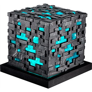 Lampara Replica Minecraft Cubo de Diamante de 10 cm