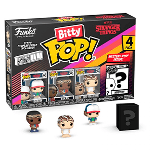 Bitty POP Pack 4 Figuras Stranger Things Dustin