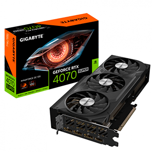 Gigabyte GeForce RTX 4070 Super Windforce OC 12G GDDR6 - Tarjeta Grafica Gaming
